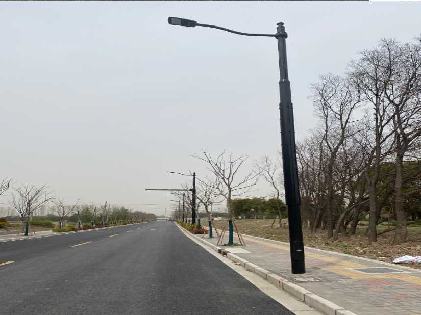 解放区上海综合杆 太阳能路灯工程